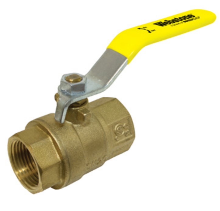 WEBSTONE H-41707W BALL VALVES
