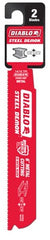 DIABLO Freud DS0614BF2 Bi-metal Recip Blade 6 in 14/18 Tpi 2 Pack
