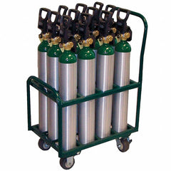 SAF-T-CART Saf-t-cart mde-12 Medical Cylinder Cart 12 Cylinder 2400 Lb