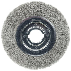 WEILER Weiler 06530 Wheel Brush 10 Inch Stainless Steel Crimped