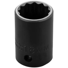 PROTO Proto J7418MT Impact Socket 1/2 in Drive 18mm 12-point