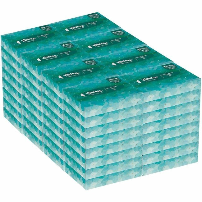 KIMBERLY-CLARK Kimberly-Clark KCC21195 Kleenex Professional Facial Tissue Junior Flat Box 48/Box