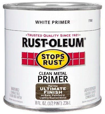 RUST-OLEUM Rust-oleum 7780-730 Clean Metal Primer White 0.5 Pint