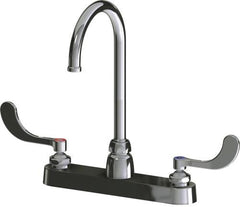 CHICAGO FAUCETS Chicago Faucets 1100-GN2FC317ABCP Sink Faucet (8 inches centers)