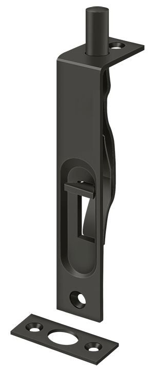 DELTANA Deltana 4FBS10B Flush Bolt 4 Inches Oil Rubbed Bronze