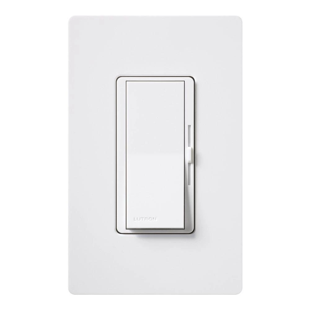 DIVA Lutron DVFSQ-F-WH 120 VAC White 3-Speed 1-Pole/3-Way Preset Fan Control Dimmer