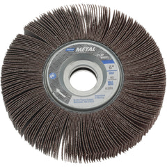 NORTON Norton 63642502680 Flap Wheel 60 Grit 6x1 in Aluminum Oxide