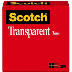 3M 3M MMM600121296 Transparent Tape 1/2 in x 1296 in (1 Roll)