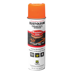 RUST-OLEUM Rust-oleum 203027v Inverted Marking Paint Fluorescent Orange 17 Oz