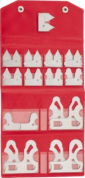 MITUTOYO Mitutoyo 186-906 Radius Gage Set 26 Piece 0.01-0.5 in