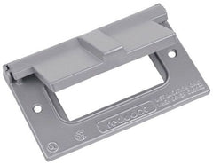 MULBERRY METAL PRODUCTS Mulberry Metal Products 30451 Self-Closing Weatherproof GFCI Receptacle Cover 1-Gang Horizontal