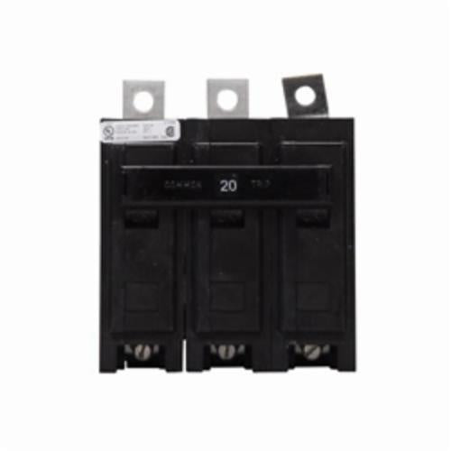 EATON Eaton BAB3020H Type BAB Quicklag Industrial Thermal-Magnetic Circuit Breaker, 240 VAC, 20 Amp, 10 kAIC, 3-Pole