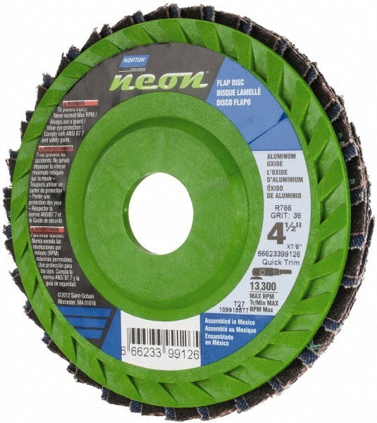 NORTON Norton 66623399126 Ceramic Alumina Flap Disc 36 Grit