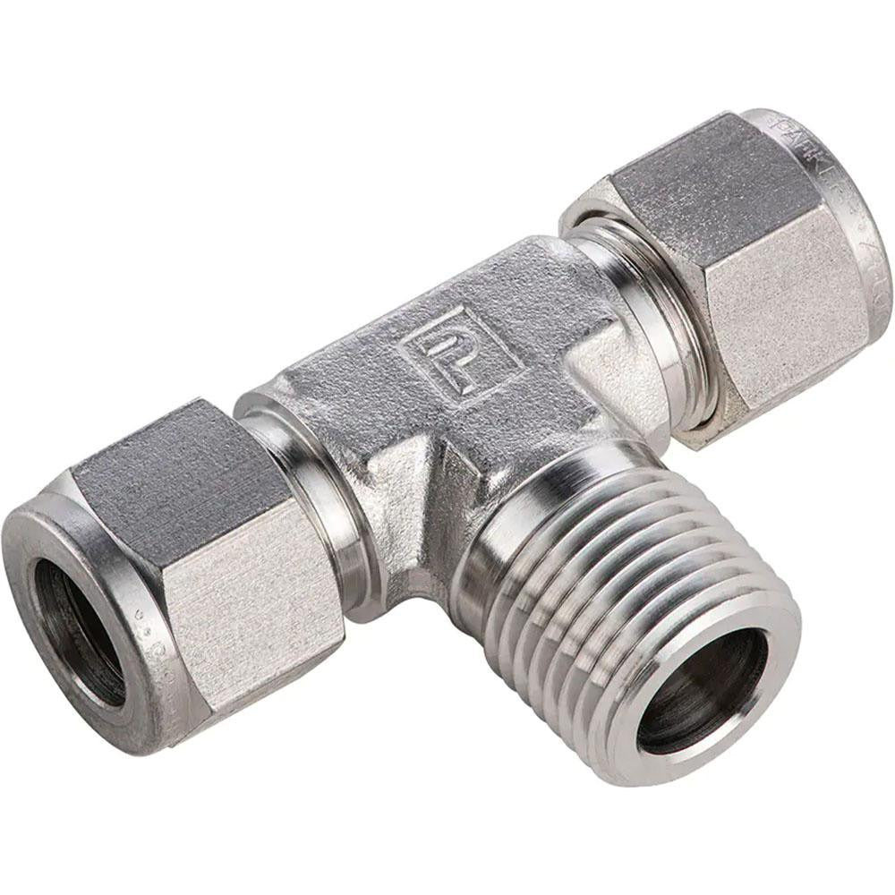 PARKER Parker 4MBT4N-316 Compression Male Branch Tee 1/4-18 Npt