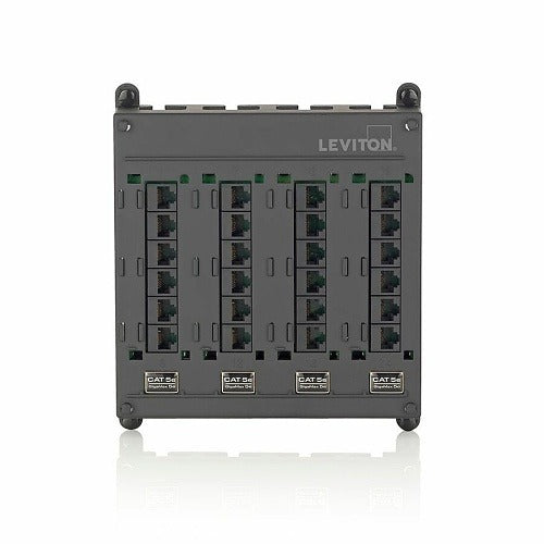 LEVITON Leviton Telcom 476TM-524 Smc Patch Panel 24-port Cat5e