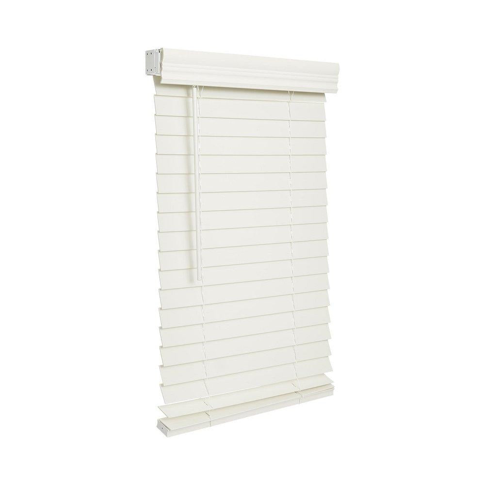 LOTUS & WINDOWARE Lotus & Windoware FCX2772WH Fauxwood 2 In Blind 27 x 72 LFCX2772WH