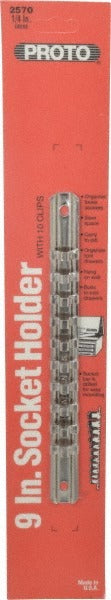 PROTO Proto J2570 10 Pc Socket Bar 1/4 in Drive Chrome