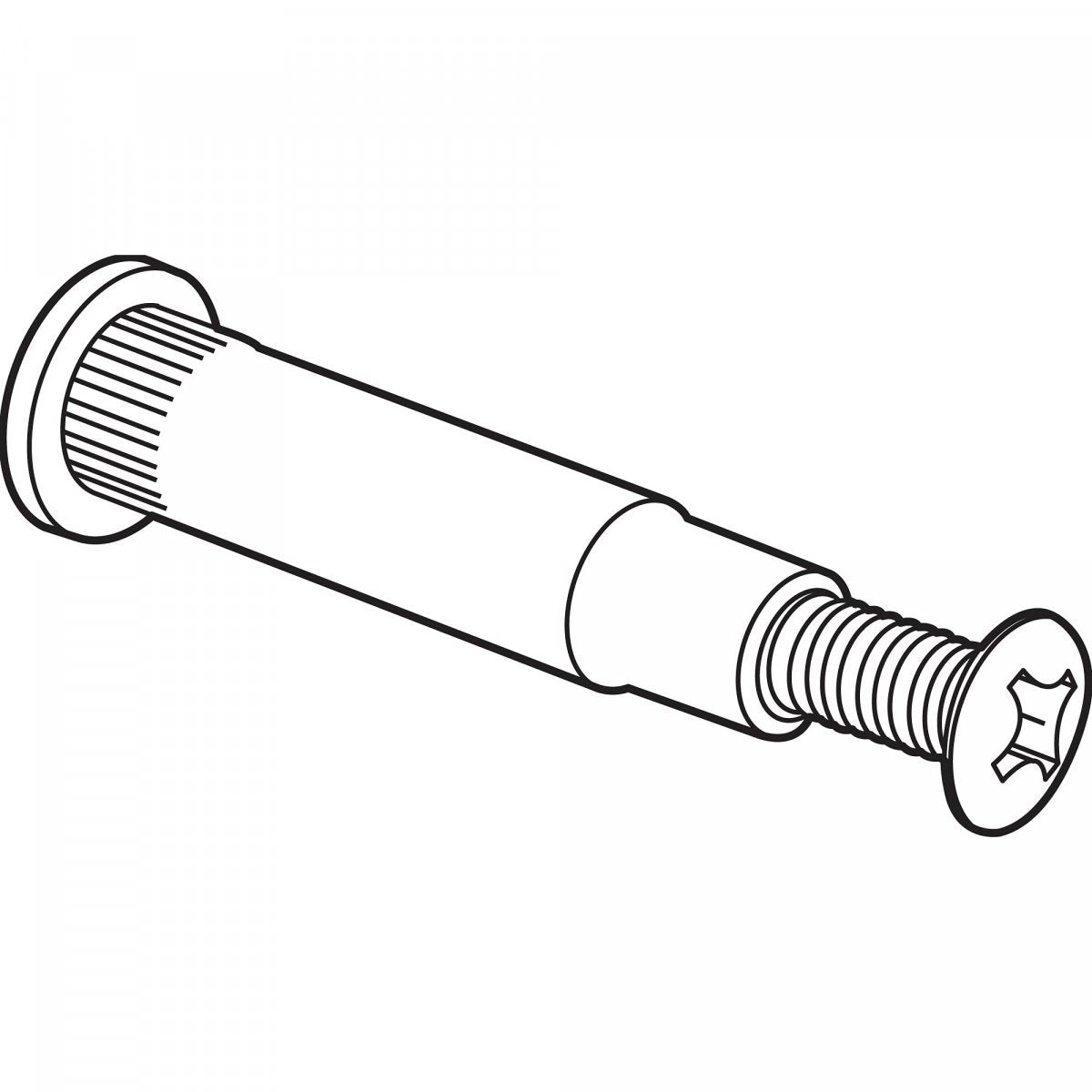 PRIME-LINE Prime-Line MP4662 Barrel Nut and Bolt (1 Set)