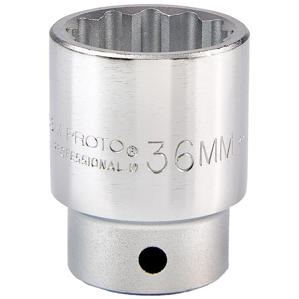 PROTO Proto J5536M 36mm 3/4 Drive 12-point Hand Socket