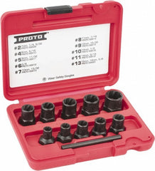 PROTO Proto J69X00 Bolt Screw Extractor Set 10 Piece