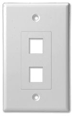 SCP Scp 202d-wt 2-port Keystone Insert Wall Plate 10 Pack