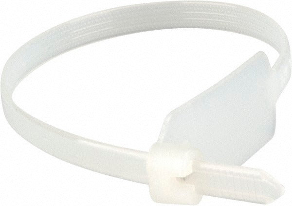 THOMAS & BETTS Thomas Betts TY546M Flag Marker Cable Tie 7.1in Nylon 100pk