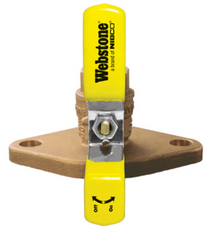 NIBCO NIBCO H-50404 1-Inch Sweat x Flanged Forged Brass Full Port Isolator Ball Valve