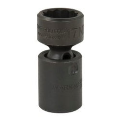 PROTO Proto J77517MP Impact Socket 3/8 in Drive 17mm 12-pt