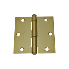 EMTEK Emtek 91013US4 Square Steel Hinge Pair 3.5x3.5 Satin Brass