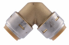 SHARKBITE Sharkbite/cash Acme U256LFA 3/4 in Push Fit Elbow Dzr Brass