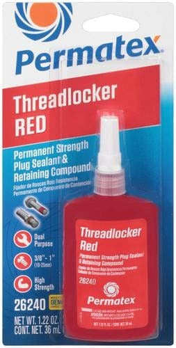 PERMATEX Permatex 26240 Red High Strength Thread Sealant 36ml