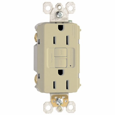 LEGRAND Pass Seymour 1597I3PKCC4 Gfci Outlet 15A 125V Ivory 3 Pack