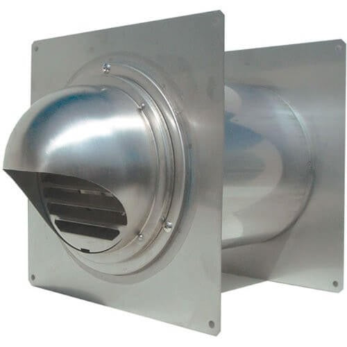 NORITZ Noritz WT4-H-8-1 Adjustable Wall Thimble With Built-In Hood Termination (7.8 inches-14.0 inches) for 4 inches Stainless Steel