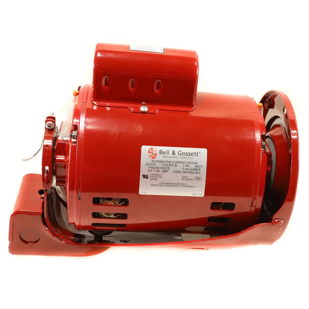 BELL & GOSSETT Bell & Gossett 111047 Sleeve Bearing Pump Motor 3/4HP 1725RPM 115/230V 1Ph