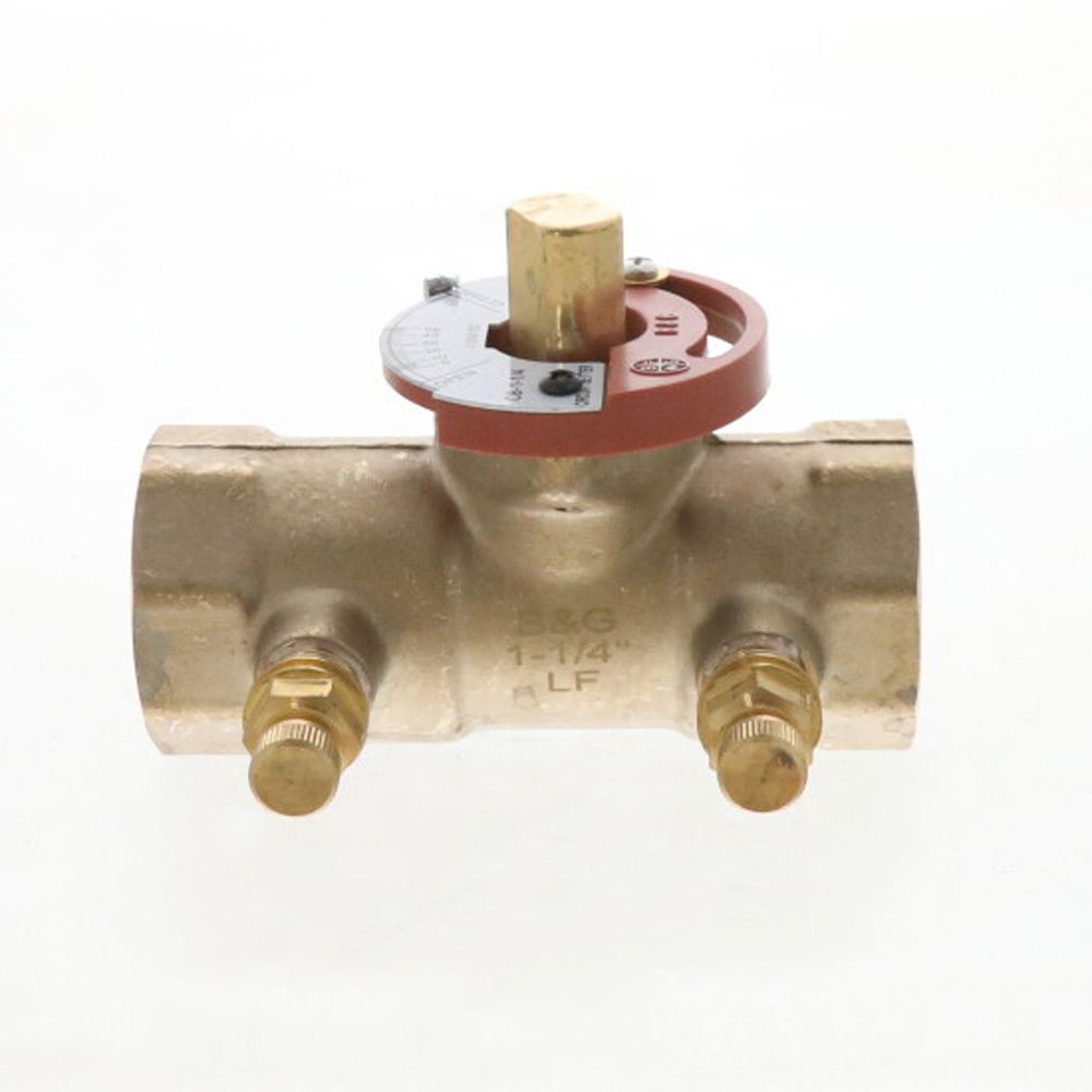 BELL & GOSSETT Bell & Gossett 117103LF Circuit Setter Plus Lead-Free 1-1/4 NPT Straight Pattern Balancing Valve