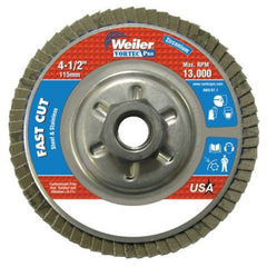 WEILER Weiler 31317 Vortec Pro Flap Disc 4.5 in 120Z Type 29