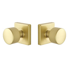 EMTEK Emtek EE3110PGSB Passage Lock Page Knob Square Rose