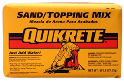 QUIKRETE Quikrete Companies 110360 Sand Mix 60 Pounds