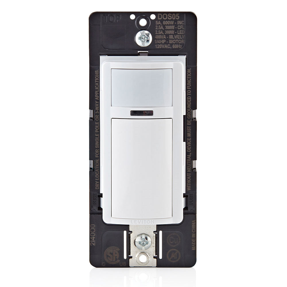 LEVITON Leviton DOS05-1LZ WH/IV/LA OCC SENSOR 600WINC 300WLED