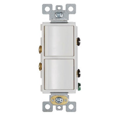 BROAN-NUTONE Broan-nutone Llc P2RW 2-function Rocker Switch 120V
