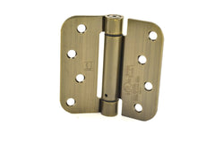 HAGER Hager Hinge 175245 Full Mortise Spring Hinge 4x4 Steel Antique Brass