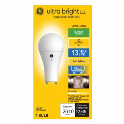 GE G E Lighting 93129364 Led A21 Bulb 22W 2700K GU24