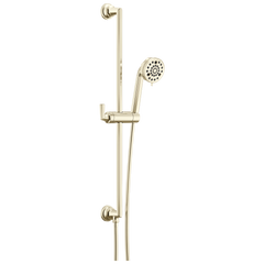 BRIZO Brizo 88765-PN Beauclere Multi-Function Slide-Bar Hand Shower (Height-Adjustable)