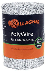 GALLAGHER Gallagher North America G62004 Polywire 1/16 in X 656 Ft