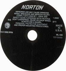 NORTON Norton 66253117828 Cutoff Wheel 9 in Aluminum Oxide Type 1