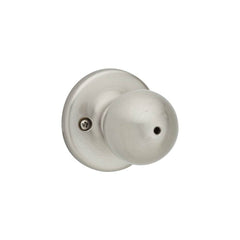KWIKSET Kwikset 300P-15 Polo Knob Privacy Door Lock Satin Nickel