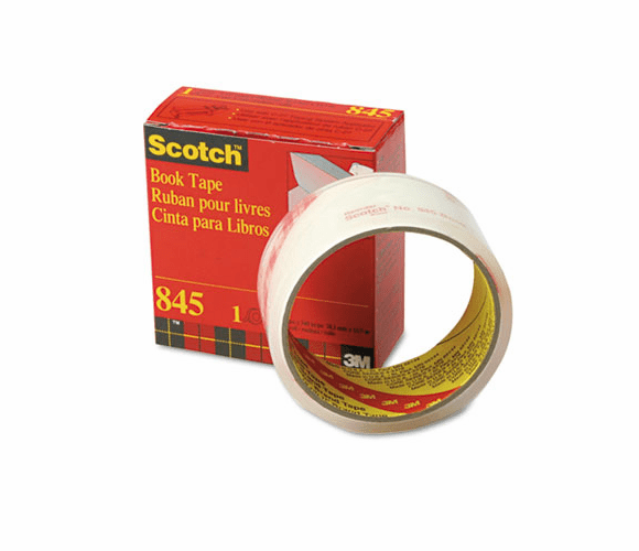 3M 3M MMM845112 Scotch Book Tape 1.50 inches x 15 yd (1 Roll) 845-1-1/2