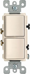 LEVITON Leviton R66-05634-0TS Single Pole Duplex Switch 15A