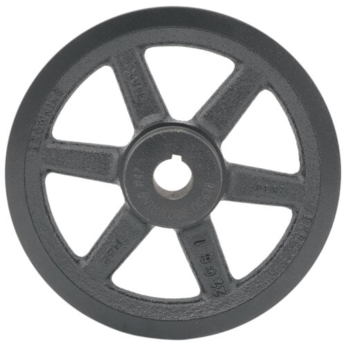 BROWNING Browning BK72X1 1 Groove Cast Iron Fixed Bore Sheave 1 inch Bore 6.95 inch OD Replacement SHE00985