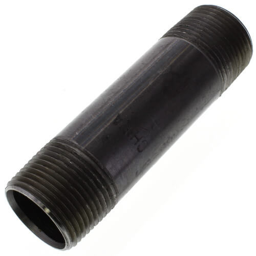 EVERFLOW Everflow NPBL1045 1 x 4-1/2 Black Steel Nipple